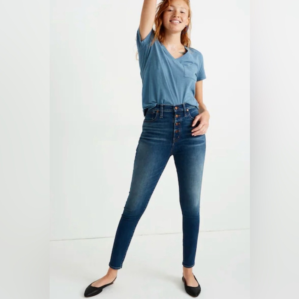 Madewell 10” High Rise Skinny Crop